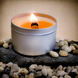 Winter Seasonal Wooden Wick Candles